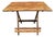 1950s Mid-Century Split Bamboo Folding Table For Sale