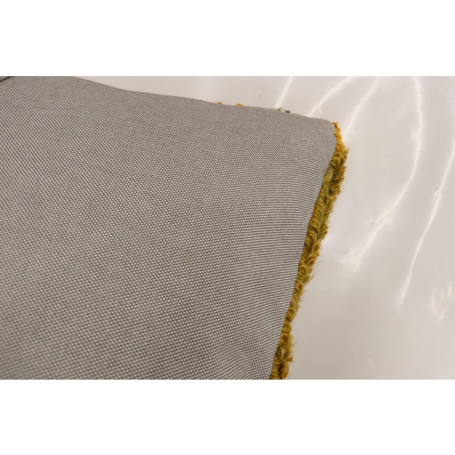 Turkish Tulu Shag Rug Pillow For Sale In New York - Image 6 of 6