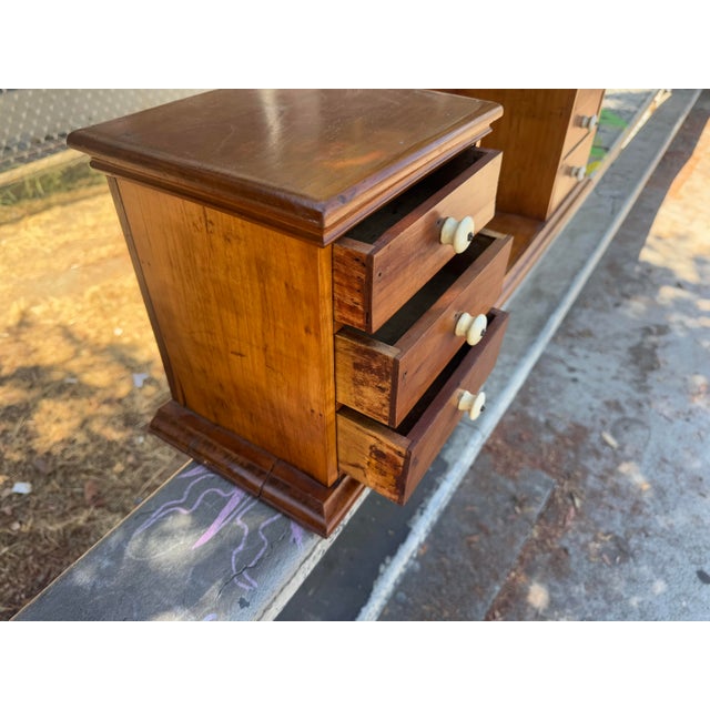 Farmhouse Antique 19th Century American Table Top Cabinet For Sale - Image 3 of 4