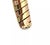 1990s Diamond Ruby Sapphire Bracelet 18k Rose Yellow Gold Tubogas Flex Cuff For Sale - Image 5 of 5