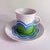 Rosenthal Berlin Coffee Cup, Saucer and Breakfast Plate by Hans-Theodor Baumann for Rosenthal Germany, 1970, Set of 3 For Sale - Image 4 of 8