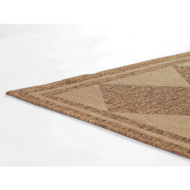 Erin Gates by Momeni Saybrook Diamond Natural Indoor/Outdoor Area Rug 6'6" X 9' For Sale - Image 11 of 12