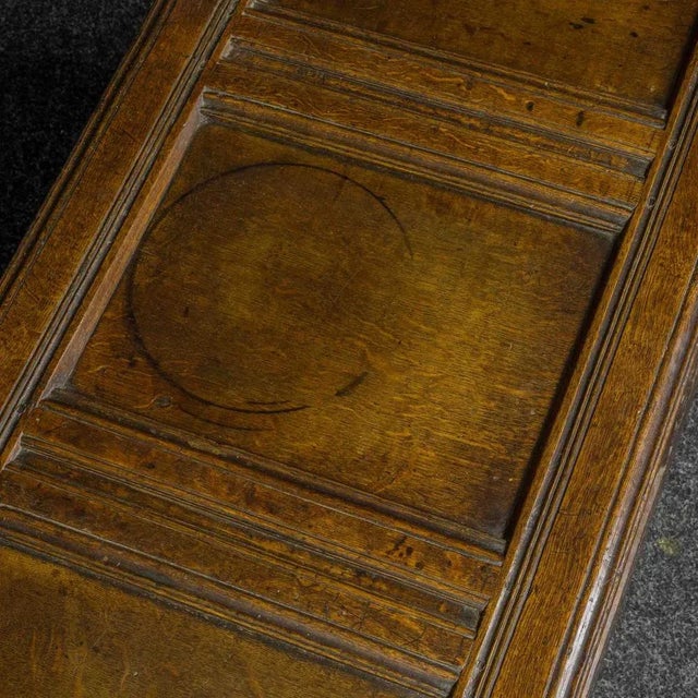 Wood Late 17th Century Oak Chest For Sale - Image 7 of 11