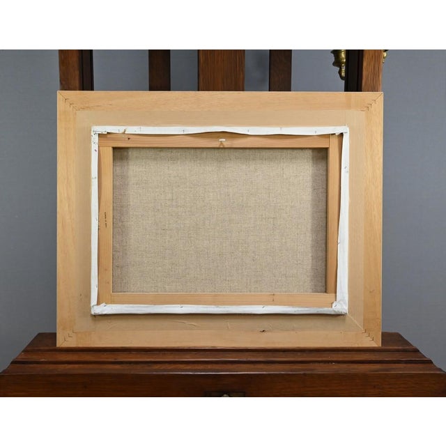 Gaubert, The Blue Shutters, 20th Century, Painting, Framed For Sale - Image 11 of 13