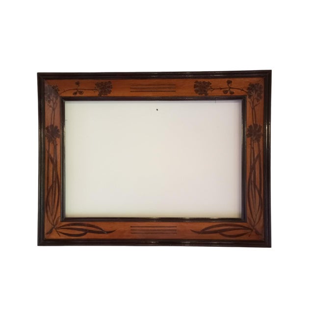 Frame measuring 126 cm x 95 cm, early 20th century, Austria – Vienna. The frame’s structure is made of fir wood, a...