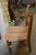 1980s Vintage Folk Art Handcrafted Children's Wooden Log Chair - Va Artist - Signed 1984 For Sale - Image 5 of 13