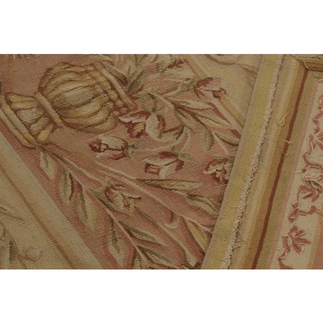 Rug & Kilim’s Aubusson Style Flatweave Rug With Pictorials and Floral Pattern For Sale In New York - Image 6 of 6