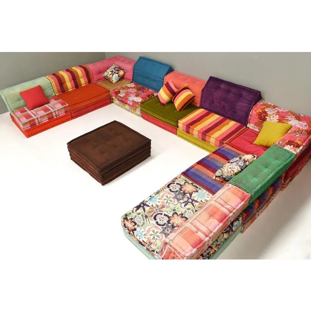 Mah Jong 35 Piece Sofa by Hans Hopfer for Roche Bobois, 1970s, Set of 35 For Sale - Image 6 of 18