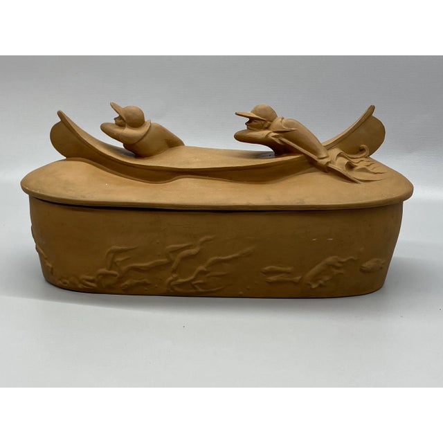 An outstanding hand built terracotta covered vessel by Montgomery Smith, Circa 1983. Signed on the bottom, M. Smith, ' 83....