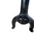 Antique Heavy Cast Iron Loop Top Fireplace Andirons Fire Dogs Pair Early 1900s For Sale - Image 14 of 17