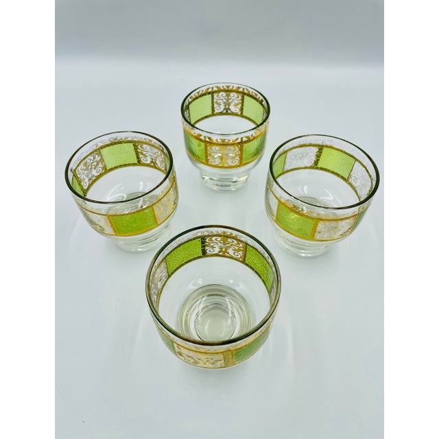 Mid-Century Modern Culver Prado Mid-Century Rocks Glasses - Set of Four For Sale - Image 3 of 12