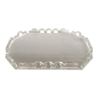 Mid-Century Lucite Tray For Sale