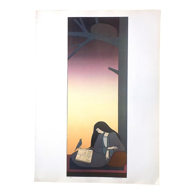 Vintage Signed/Titled Will Barnet Lithograph "The Caller" For Sale
