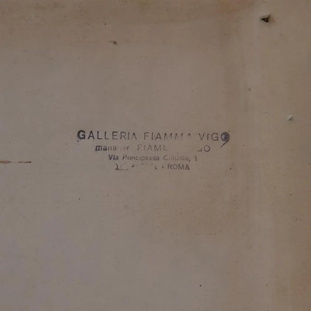 Claudio Cazzola, Modern Abstract Composition, 1972, Acrylic on Canvas For Sale - Image 6 of 11