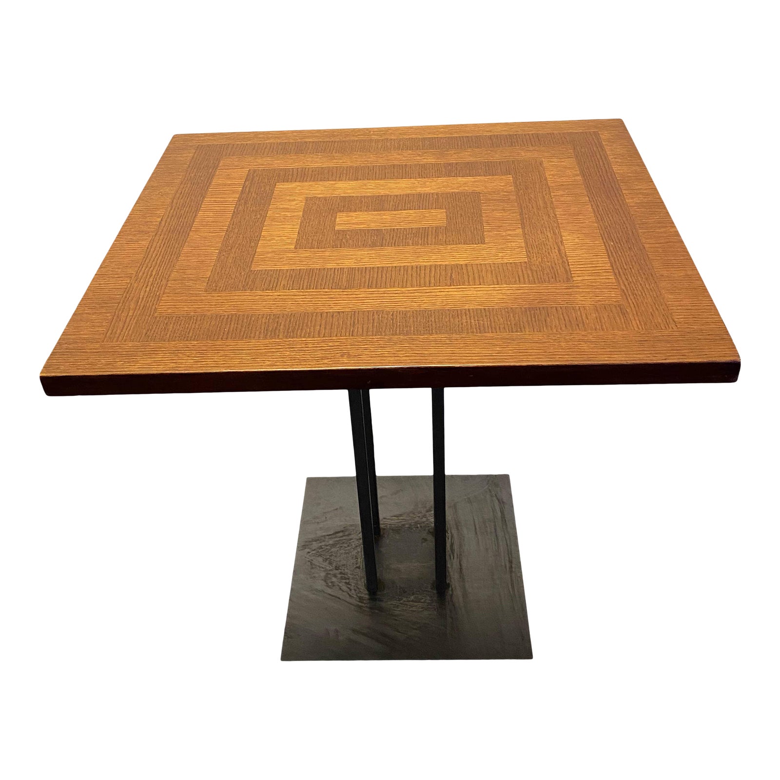 MidCentury Modern Square Dining Table Chairish