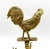 Vintage English Solid Brass Rooster Weathervane on Slate Base by Thomas Blakemore, 1981 - English Country, Farmhouse, Rustic, Americana For Sale - Image 9 of 11
