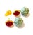 Bochic "Orient" Red Ruby & Carved Vintage Mint Jade Earrings 18K Gold & Silver For Sale - Image 18 of 18