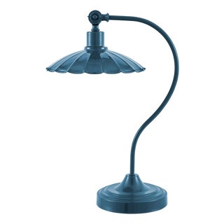 Pavona Accent Table Lamp Navy For Sale