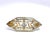 Silver 14k Two Tone Gold 0.20carets Diamond Filigree Brooch For Sale - Image 8 of 9