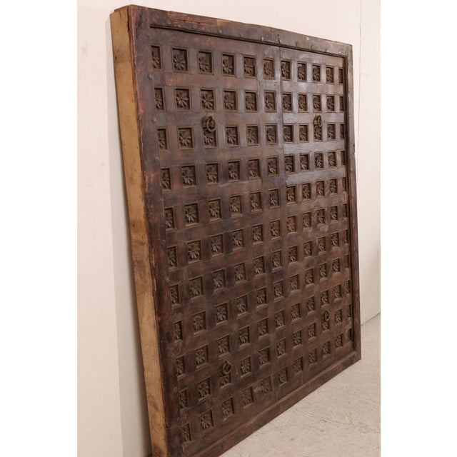 19th Century Carved Wood Ceiling Panel Chairish