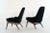 Set of Slipper Chairs by Adrian Pearsall in Navy Mohair, 1950s For Sale In New York - Image 6 of 12