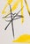 Modern Antoni Tapies, Abstract Composition in Yellow, Original Signed Lithograph For Sale - Image 3 of 5