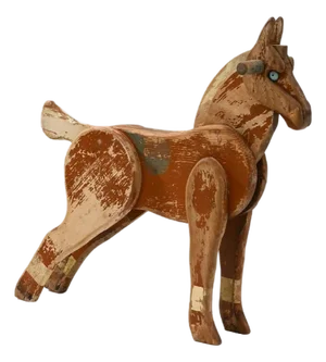 20th Century French Wooden Horse