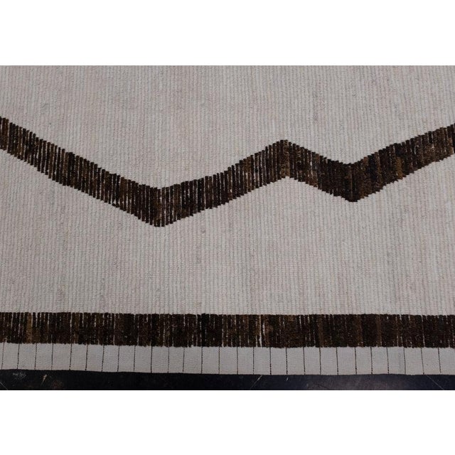 Hand Knotted Turkish Tulu Rug 8'11" x 12'9" For Sale - Image 4 of 11