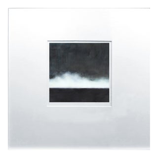 Contemporary Abstract Pigment, Beeswax & Resin on Canvas Paper "Kumo 5" by Janise Yntema For Sale