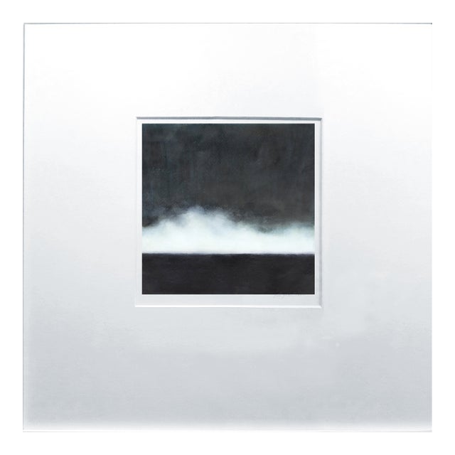 Contemporary Abstract Pigment, Beeswax & Resin on Canvas Paper "Kumo 5" by Janise Yntema For Sale