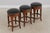 Age: C.2015 Details: Finish no.32 Revolving Black Leather Seats High Quality Construction Arts & Crafts Style Tack Head...