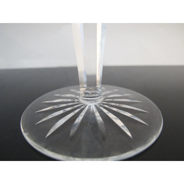 Waterford Crystal Early 20th Century Waterford Cut Crystal Comeragh 6 5/8" Claret Wine Glass - Set of 4 For Sale - Image 4 of 5