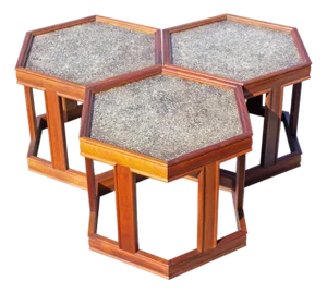 John Keal Brown-Saltman “Domino” Tables