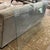 Maitland-Smith Embossed Leather Wrapped Partners Desk W/ Brass Hardware For Sale - Image 15 of 18