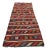 1980s Rustic Red Cecim Kilim Runner For Sale