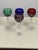 Design Plus Gallery presents a Set of Four Marsala Wine Glasses from AJKA Crystal. Each lead crystal glass has a colored...