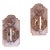 Antique Candle Sconces, Dutch Repoussée Brass and Copper Mounted on Painted Backboards - A Pair For Sale