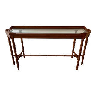 Vintage Lane 1970s Console Table For Sale