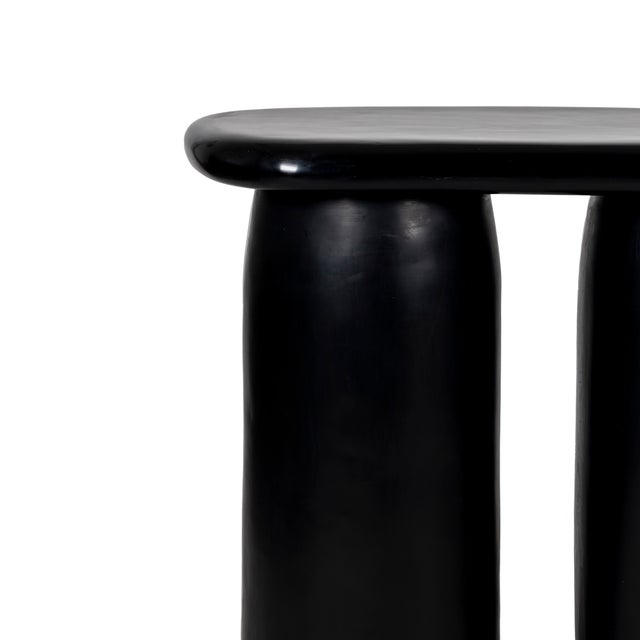 Rahul Black Console Table For Sale In Los Angeles - Image 6 of 7