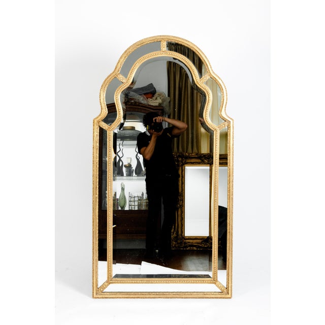 Mid20th Century Giltwood Frame Beveled Hanging Wall Mirror Chairish