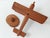 Wood Vintage Turning Plane on Base in Teak, 1960s For Sale - Image 7 of 9