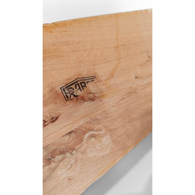 Mid 20th Century Italian Blonde Wooden Wall Coat Rack and Hat Stand by Fraber, 1960s For Sale - Image 15 of 18