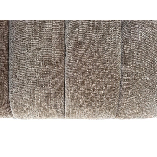 Cocoa Upholstered Sofa For Sale - Image 13 of 16