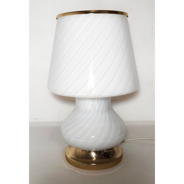 1980s Glass Table Lamp, Italy, 1980s For Sale - Image 5 of 10