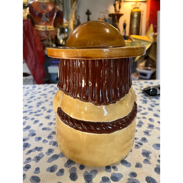 1970s Monk Figure Ceramic Cookie Jar For Sale In Atlanta - Image 6 of 12