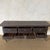 Antique Elm Wood Console With Painted Finish 7 Drawers 74" For Sale - Image 9 of 14