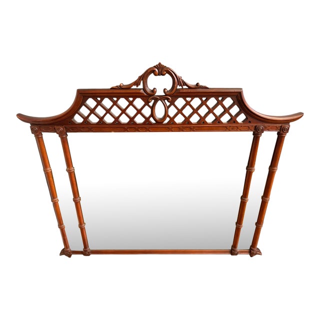 1940s Pennsylvania Furniture Co. Chinoiserie Mirror For Sale