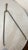Antique 18th Century Wrought Iron Turned Brass English Fireplace Tongs Tool 2 For Sale - Image 9 of 10