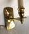 English 1980s Brass Wall Sconce With Faux Candle For Sale - Image 3 of 6