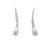 A rare pair of Tiffany & Co. Elsa Peretti Teardrop hoop earrings crafted in sterling silver, featuring the designer's...